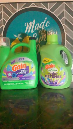 Gain +Odor Defense Detergent & Fabric Softener Bundle price is firm