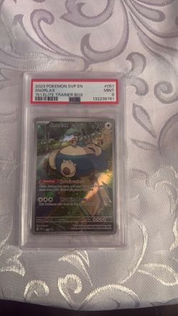 2023 Snorlax Pokeman SVP