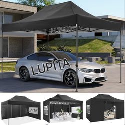 10x15 HEAVY DUTY Canopy Tent With Side Walls Gazebo Wedding Party Pop Up Tent Canopy- (FOR SALE) 