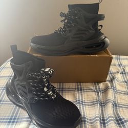 SPIEZ STEEL TOE WORK BOOTS SIZE 12