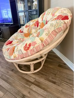 Papasan indoor or outdoor chair