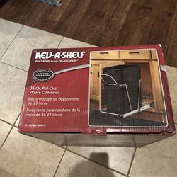 Rev-A-Shelf 35 Qt Pull-Out Trash Can – Under Cabinet (New)