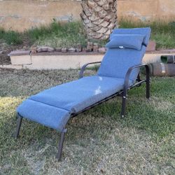 News Set Of 2 Outdoor Patio Lounge Chairs Pool Chaise With Cushion 