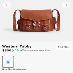 Coach Western Tabby Brown