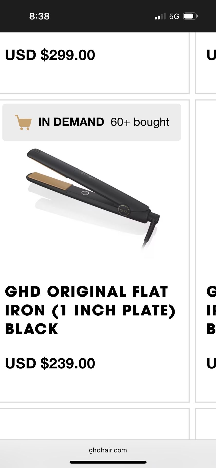 ghd Hair Flat Iron