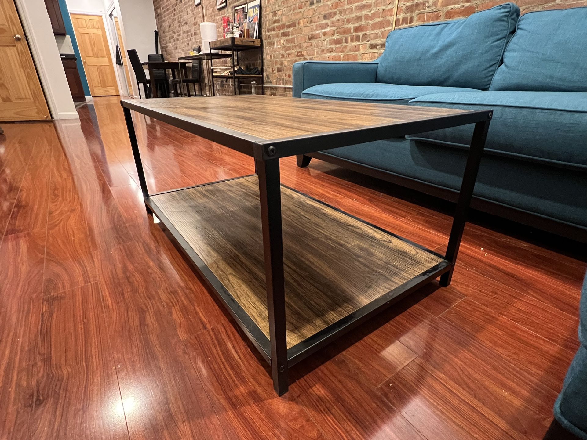 Brown coffee table