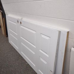 Two Solid Wood Doors 