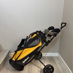 Wilson Golf Bag Callaway Club  and  Putter Including the car