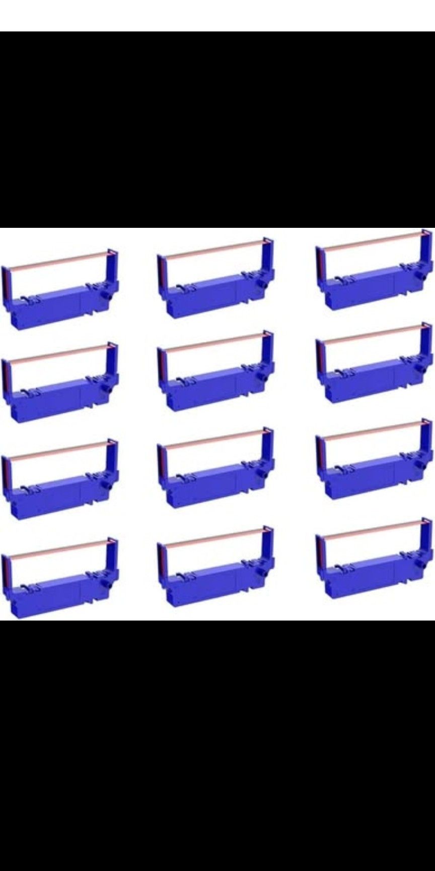 12 RC700 Replacement Ribbons for Star SP700Printer Red Black NEW