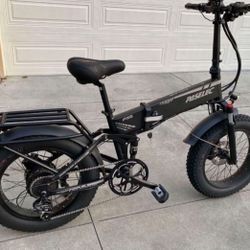 Paselec electric bike 750 watt 48 volt fat tire folding ebike