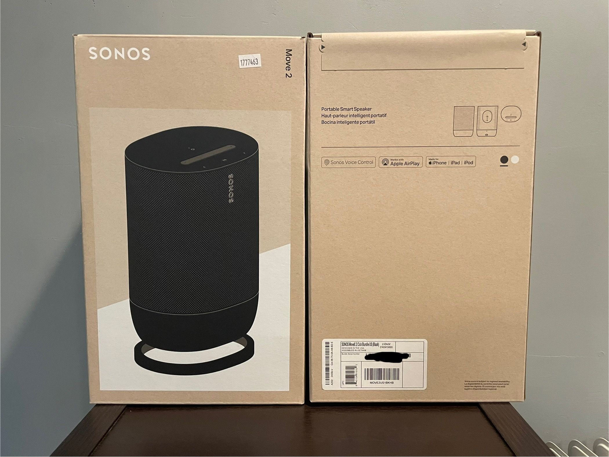 Sonos Move 2 Bundle (Black) – New & Sealed