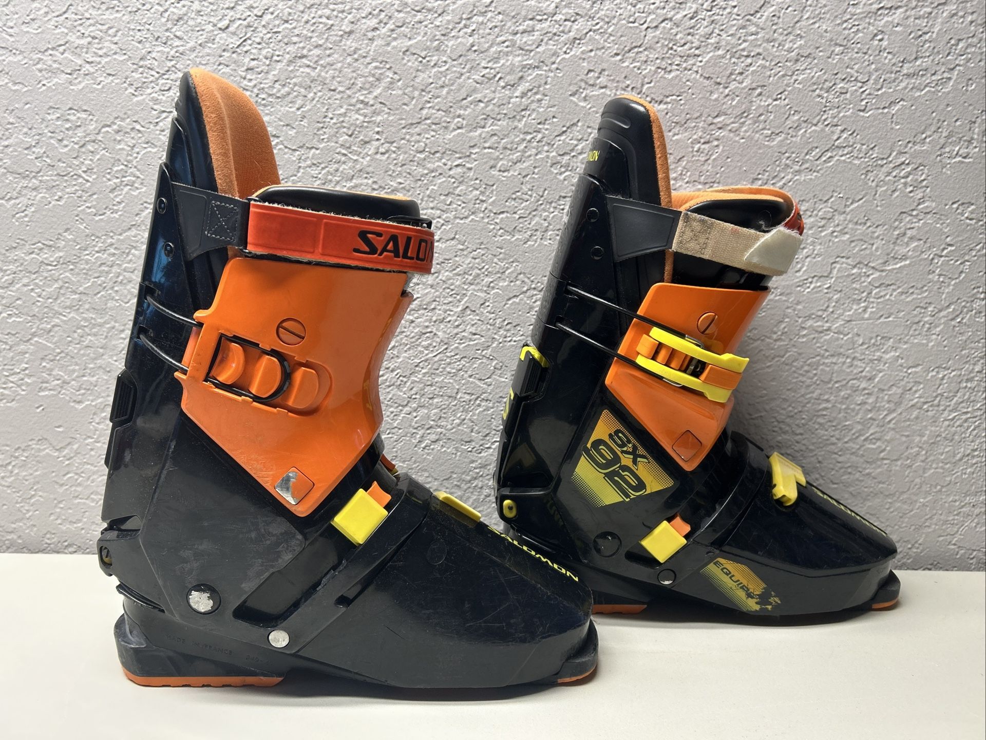 Vintage SALOMON SX 92 Rear Entry Alpine Downhill Ski Boots Men Size 340-45