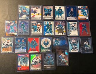 Macklin Celebrini Hockey Card Lot – 23 Cards