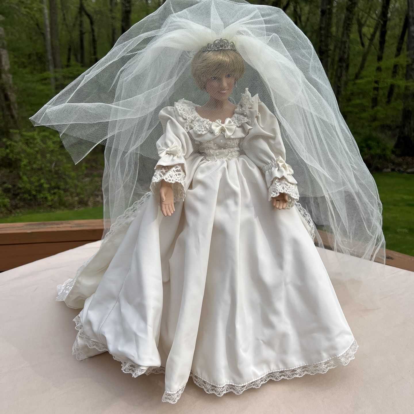princess diana porcelain doll wedding dress The Princess Diana Bride Porcelain Doll New