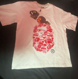 A Bathing Ape (BAPE) ABC Camo Milo On Big Ape Tee (M)