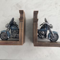 Motorcycle Bookends