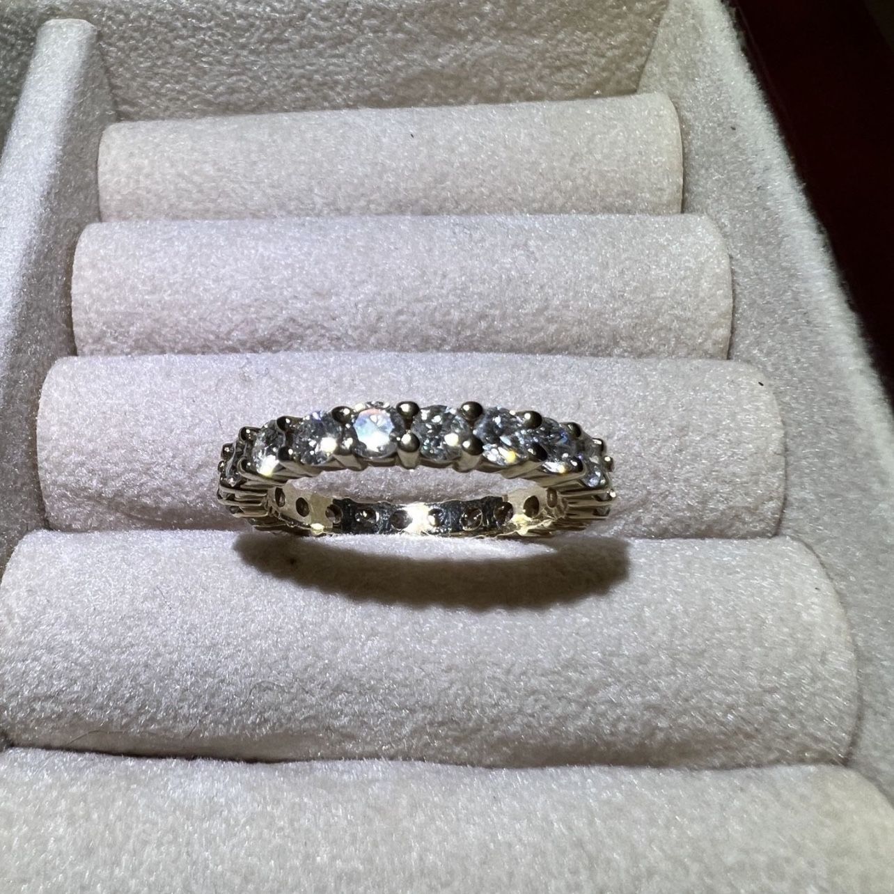 2.5 Ct Natural Diamond Eternity Wedding Band Ring 