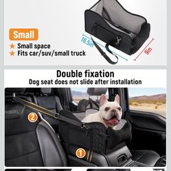 Center Console Dog Car Seat,Pet Puppy Middle Console Dog Car Seat for Small Dogs