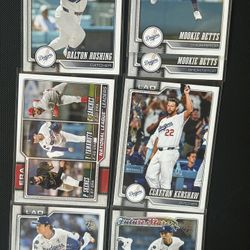 Dodgers 7 Card Lot 