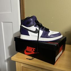 Jordan 1 court purple