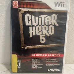 Guitar Hero 5 - Nintendo Wii - Missing Manual