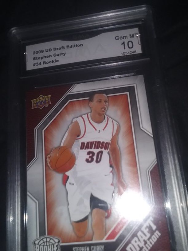 Gma 10 2009 UD Draft Edition Steph Curry Rookie Card