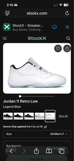 Size 6 Men