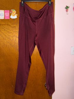 Tek Gear workout leggings - Burgundy, size 1x