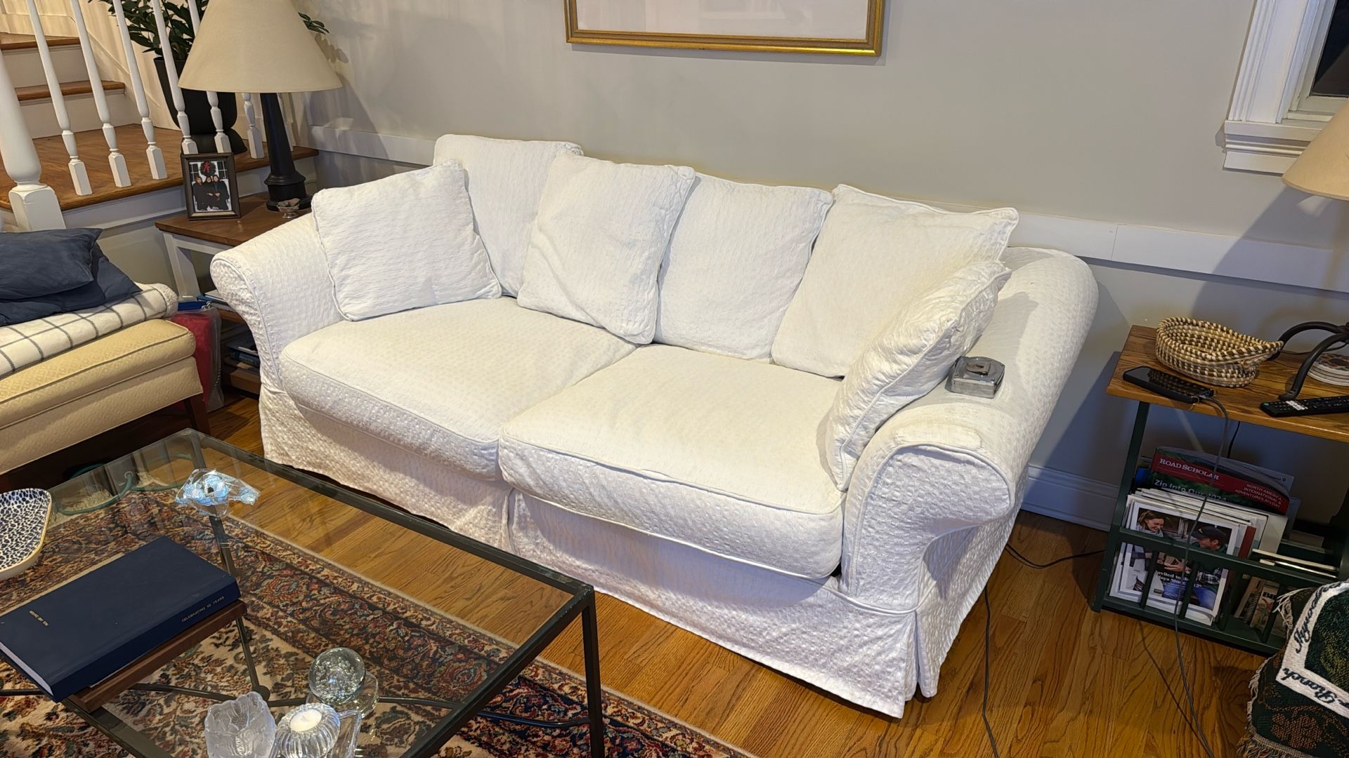 Crate & Barrel Sofa Bed With Removable Cover