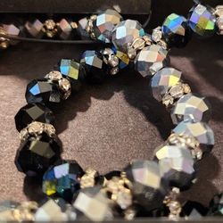 Set of 2 Crystal Bracelets