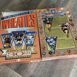 Wheaties Cereal Boxes Super Bowl