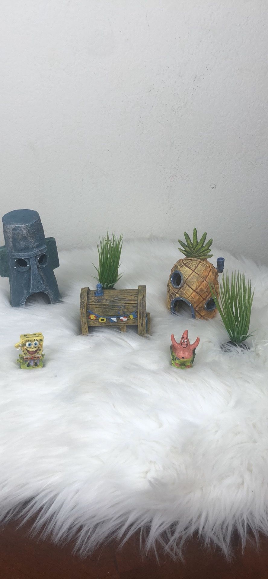 SpongeBob fish tank ornaments