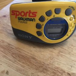 Sony Sports am fm radio