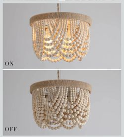 Amzasa plug in chandelier