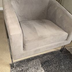 Gray Accent Chair