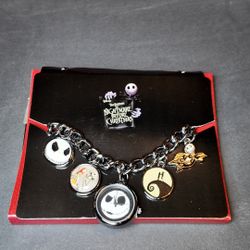 The Nightmare Before Christmas Charm Watch Bracelet 