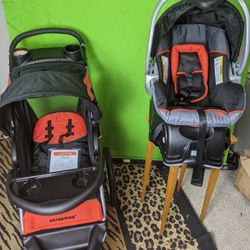 Baby Trend Expedition Jogger Travel System, Millennium Orange