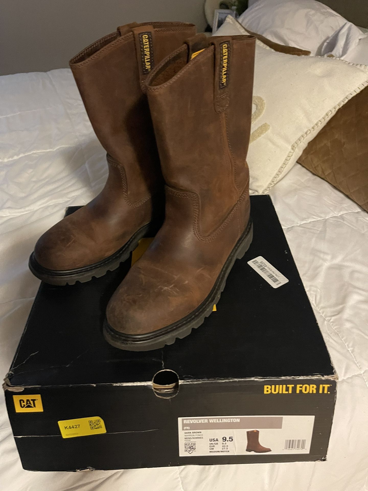 CAT leather Work Boots for Sale in San Diego, CA OfferUp