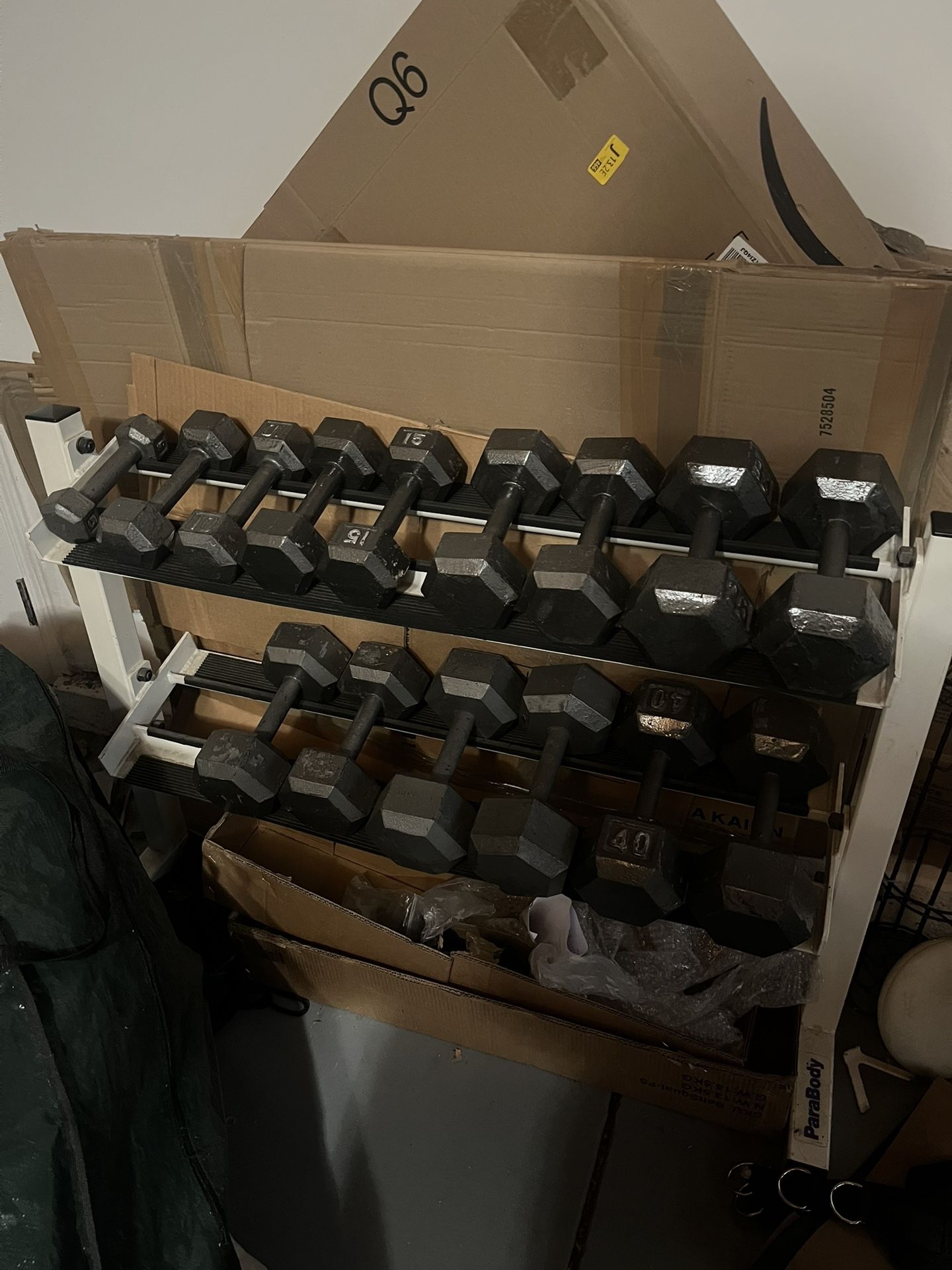 Dumbbell Set With Rack