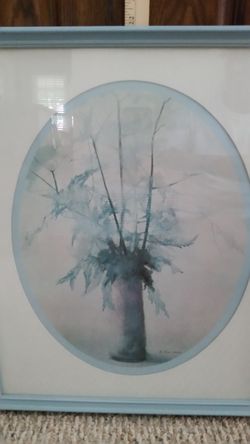 VINTAGE Framed Floral Print by G Guiliani (1889-1960)