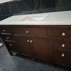 84’ Vanity w/ marble top $700 or obo