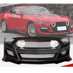 Fits 2018-22 Ford Mustang GT500 Style Front Bumper 