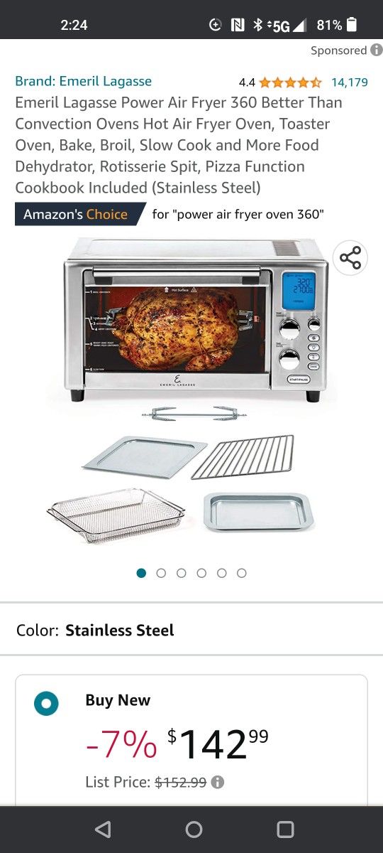 Power AirFryer 360 Pizza Rack (S-AFO-001)