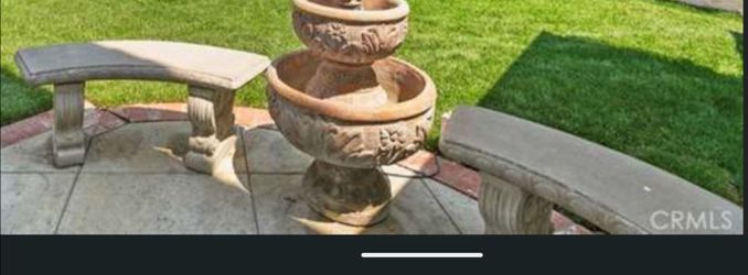 2 Cement Sofa