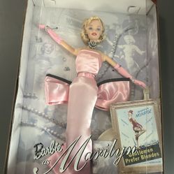 1997 Barbie as Marilyn Monroe Gentlemen Prefer Blondes Collector Edition Doll