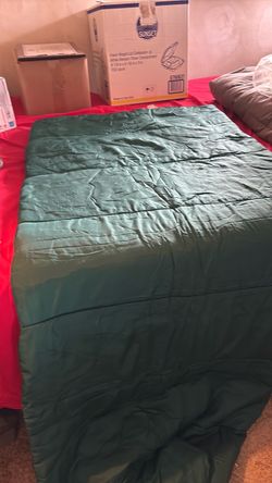 Green Quilted camper Comforter