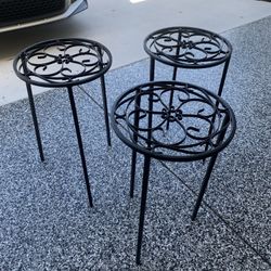 3 Metal Pot holder, Plant Stand