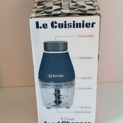 Le Cuisinier 3 Cup Food Chopper New