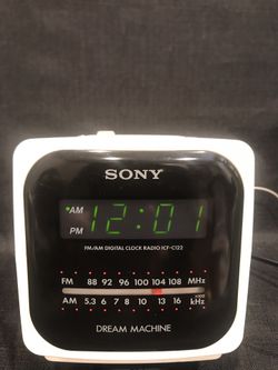 SONY- ICF C-122 “Dream Machine” AM/FM alarm clock