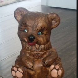 Cookie jar vintage Bear 1970's